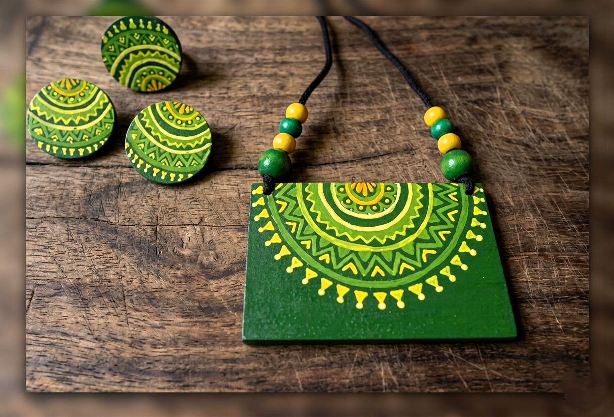 hand made painted jewllery